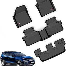 GFX TPV Premium Life Long Car Foot Mats Compatible with 6 Seater Manual Safari 2020